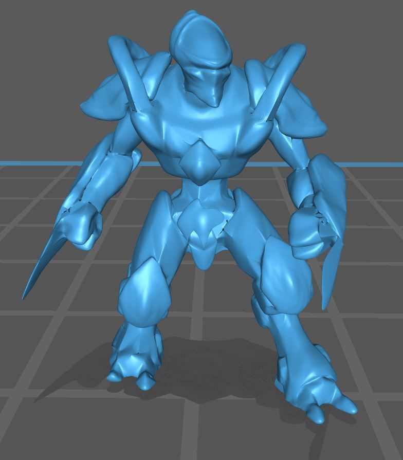Starcraft Zealot 3D print model_2