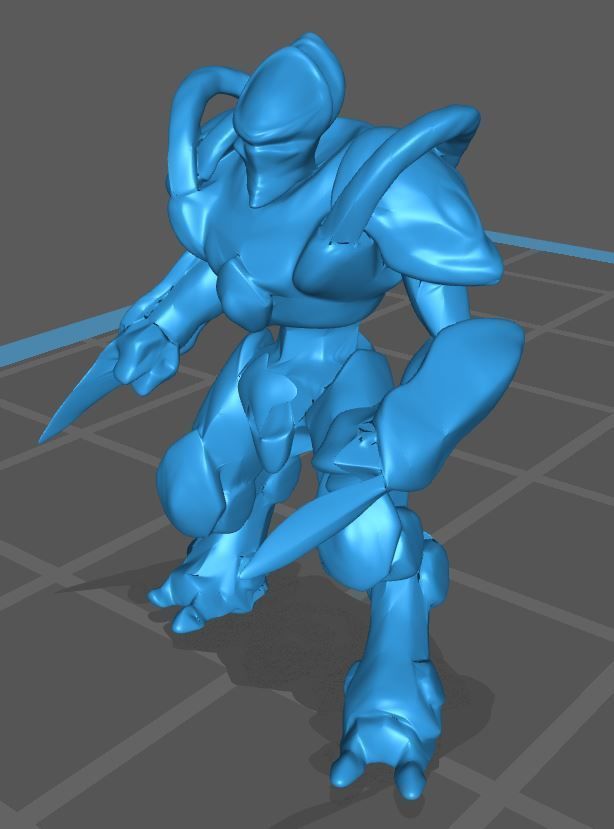Starcraft Zealot 3D print model_1