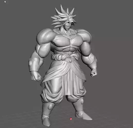 Super Broly Dragon Ball 3D Model 3D print model