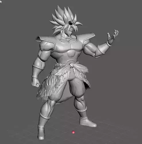 Ikari Broly Dragon Ball 3D Model 3D print model