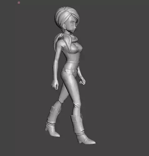 Bulma Dragon Ball Super 3D Model