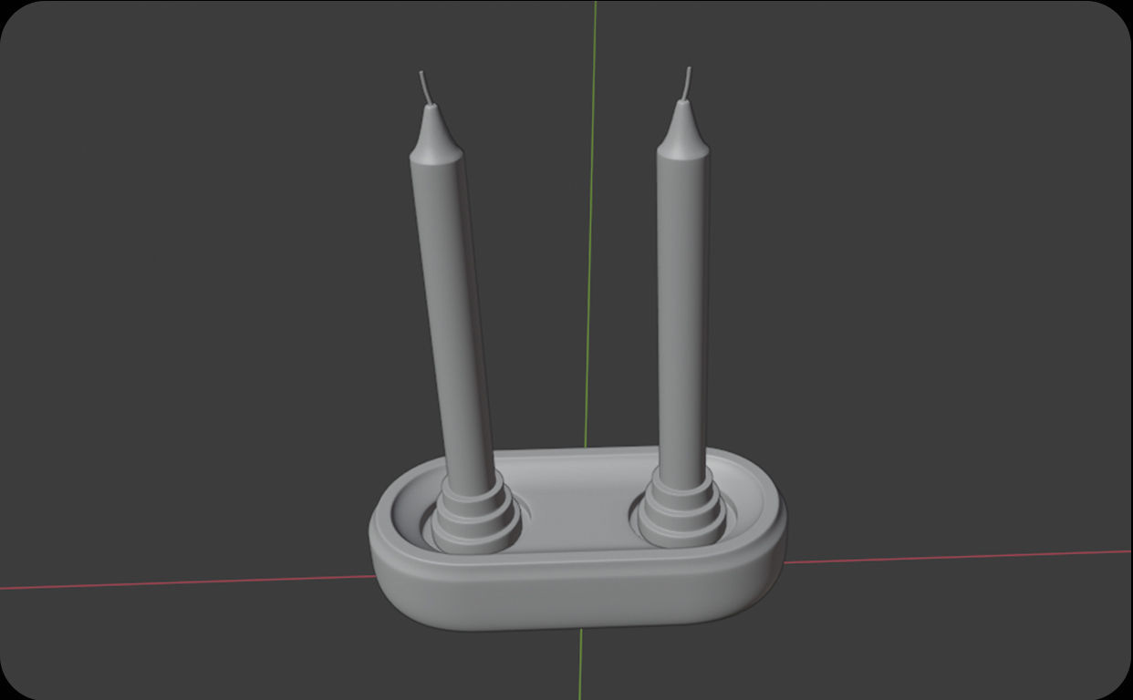 Candle Holder Design stl file for 3d printing 3D print model_9