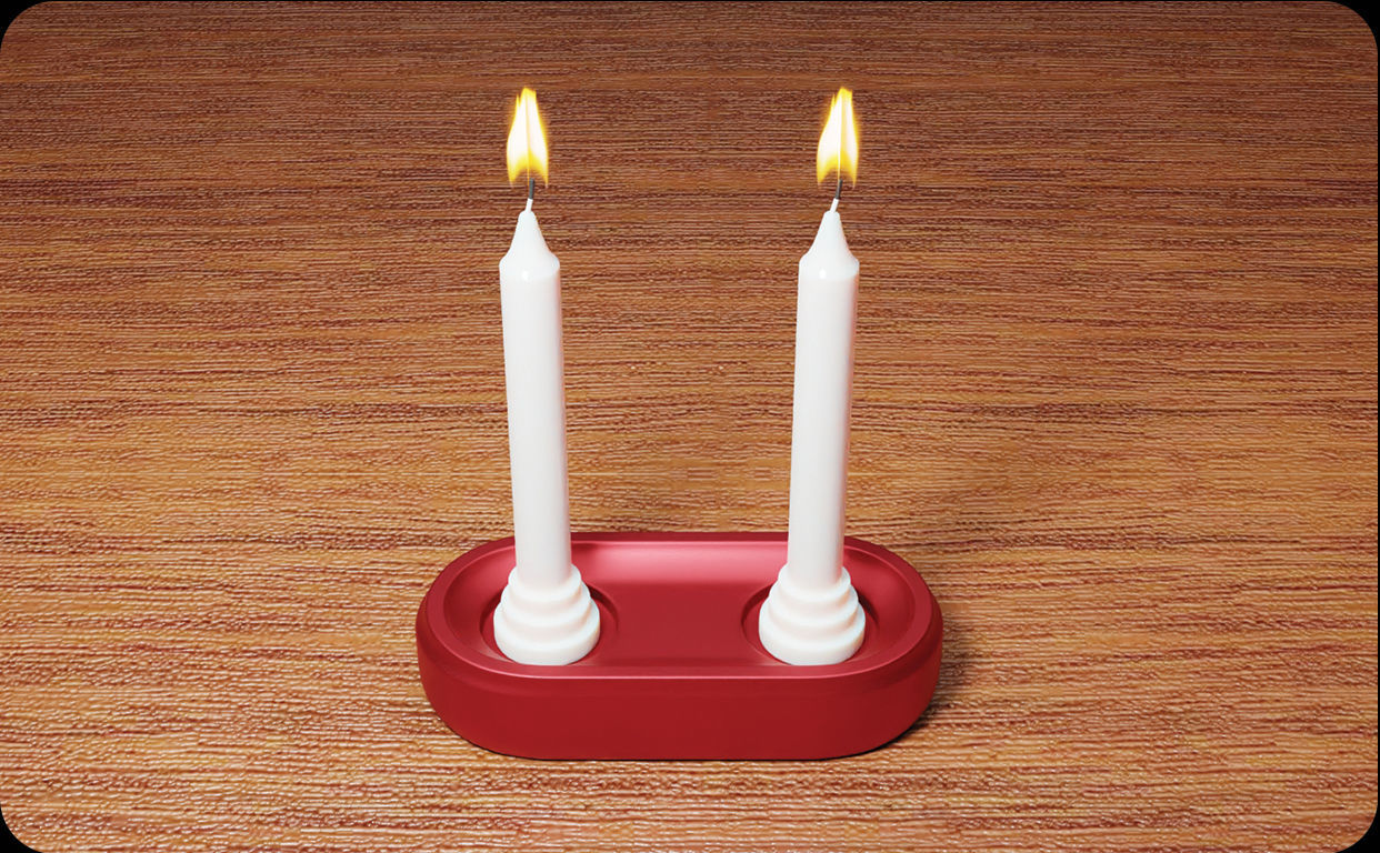 Candle Holder Design stl file for 3d printing 3D print model_7
