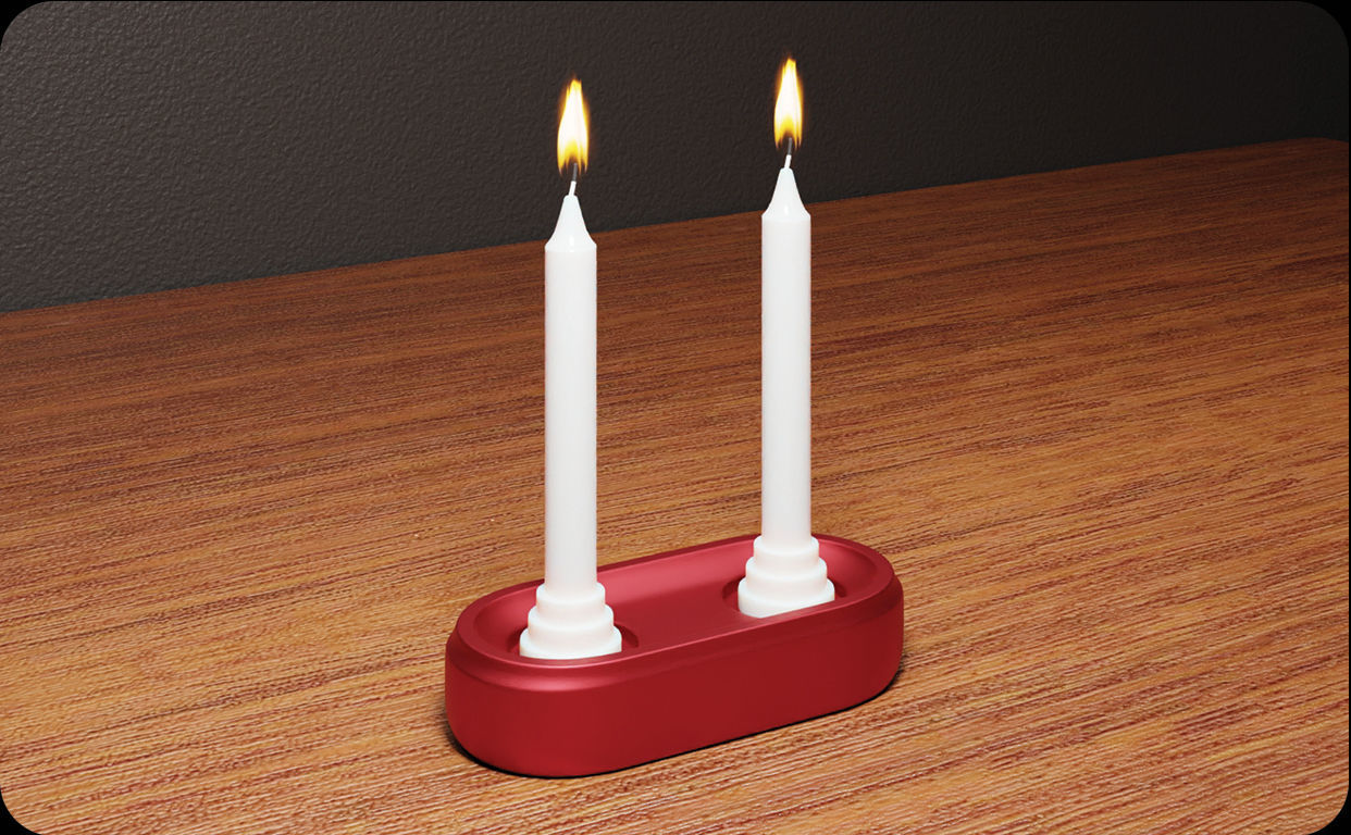 Candle Holder Design stl file for 3d printing 3D print model_1