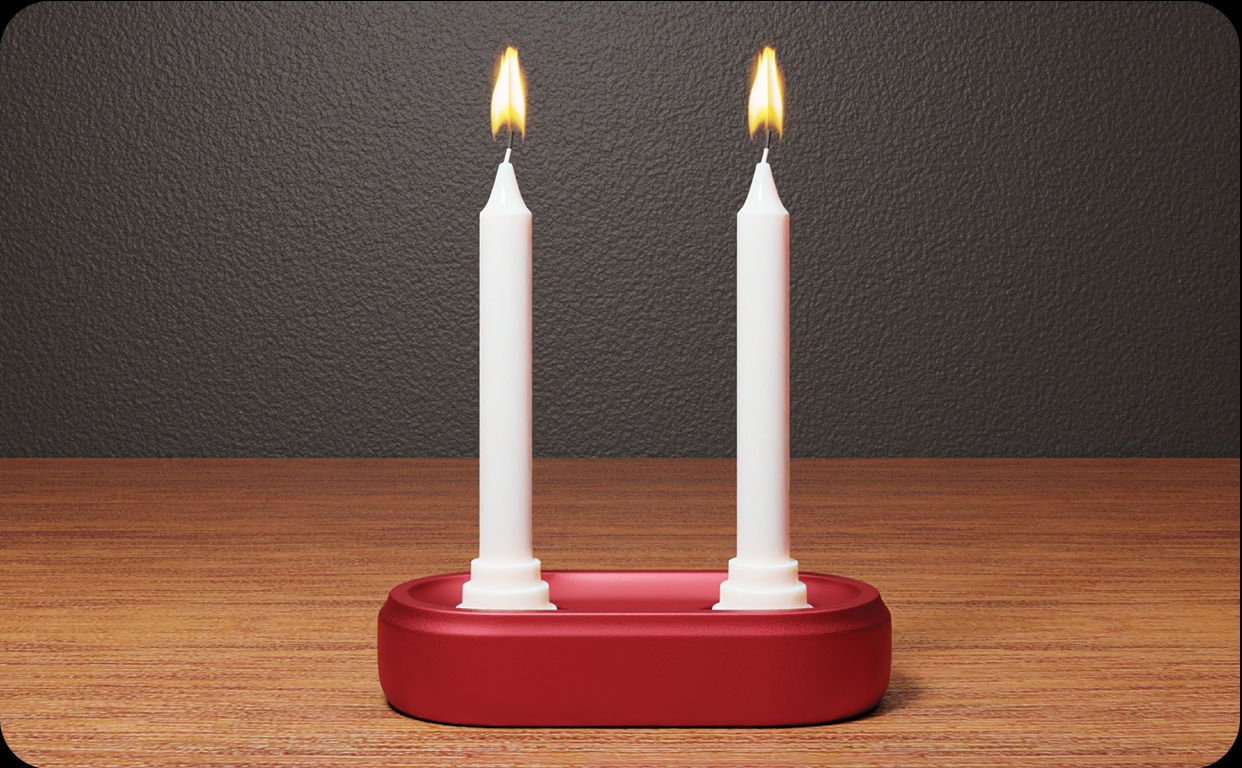 Candle Holder Design stl file for 3d printing 3D print model_13