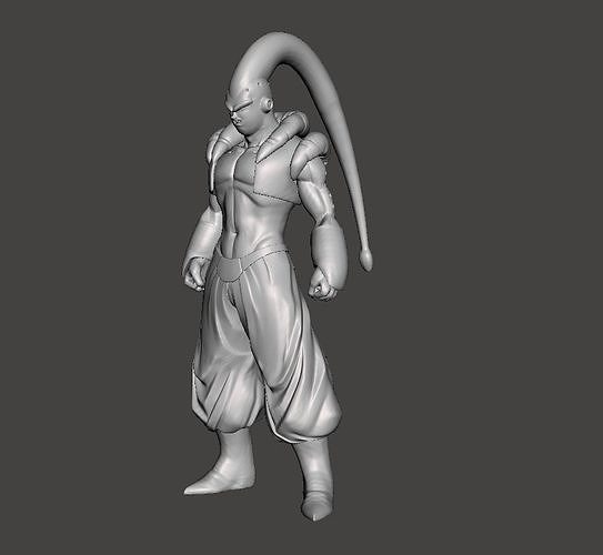 Buu Gotenks Dragon Ball 3D Model 3D print model