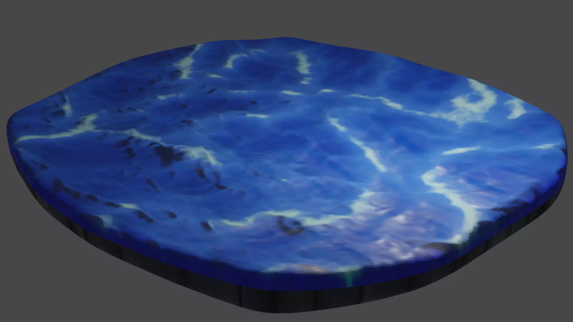 pool art Free low-poly 3D model