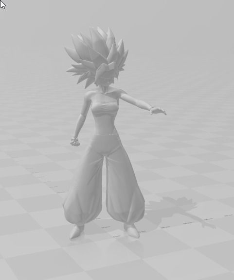 Caulifa Dragon Ball 3D Model 3D print model_2