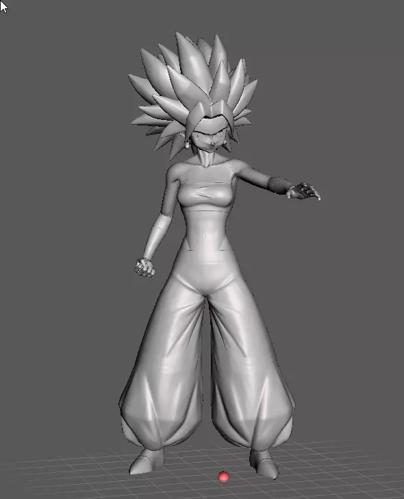 Caulifa Dragon Ball 3D Model 3D print model_0