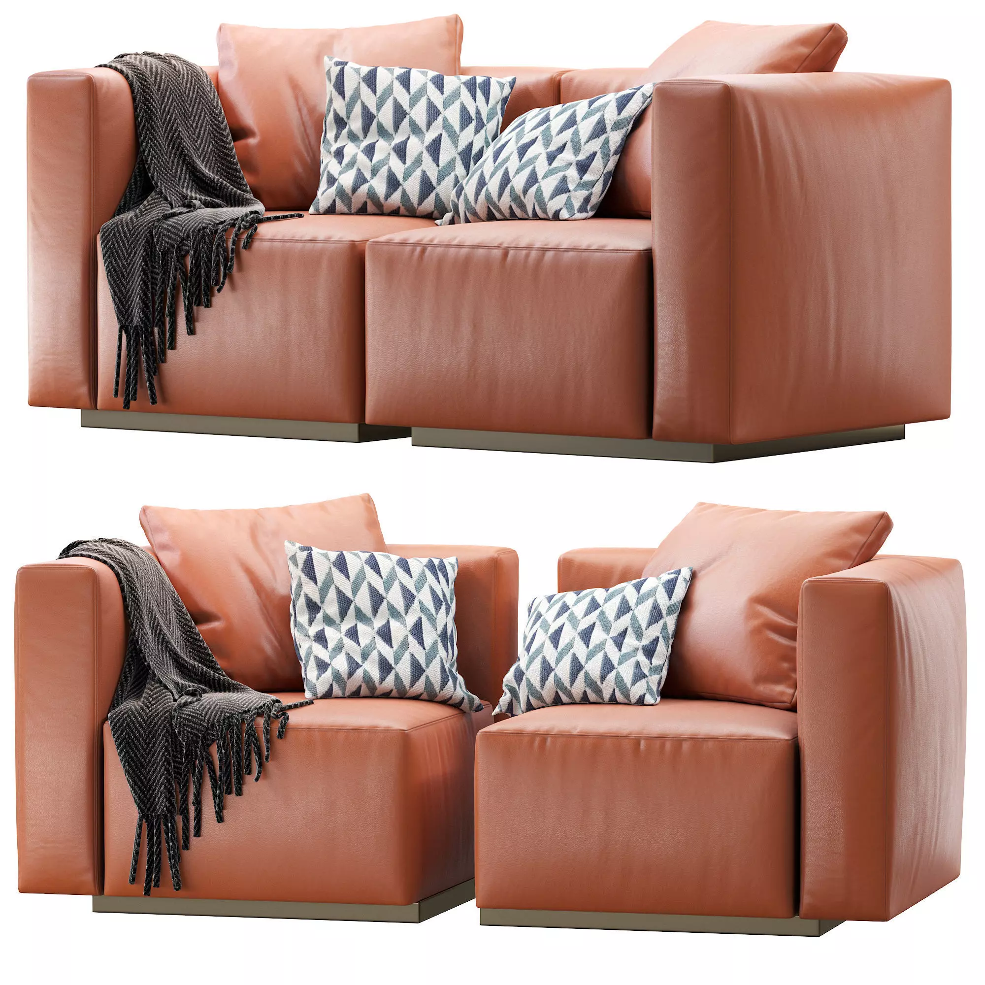 Living Landscape 730 Walter Knoll Modular Sofa 3D model