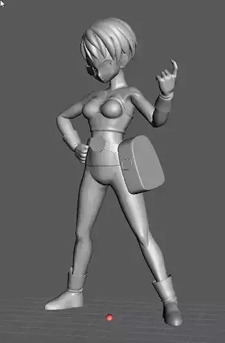 Cheelai Dragon Ball 3D Model 3D print model