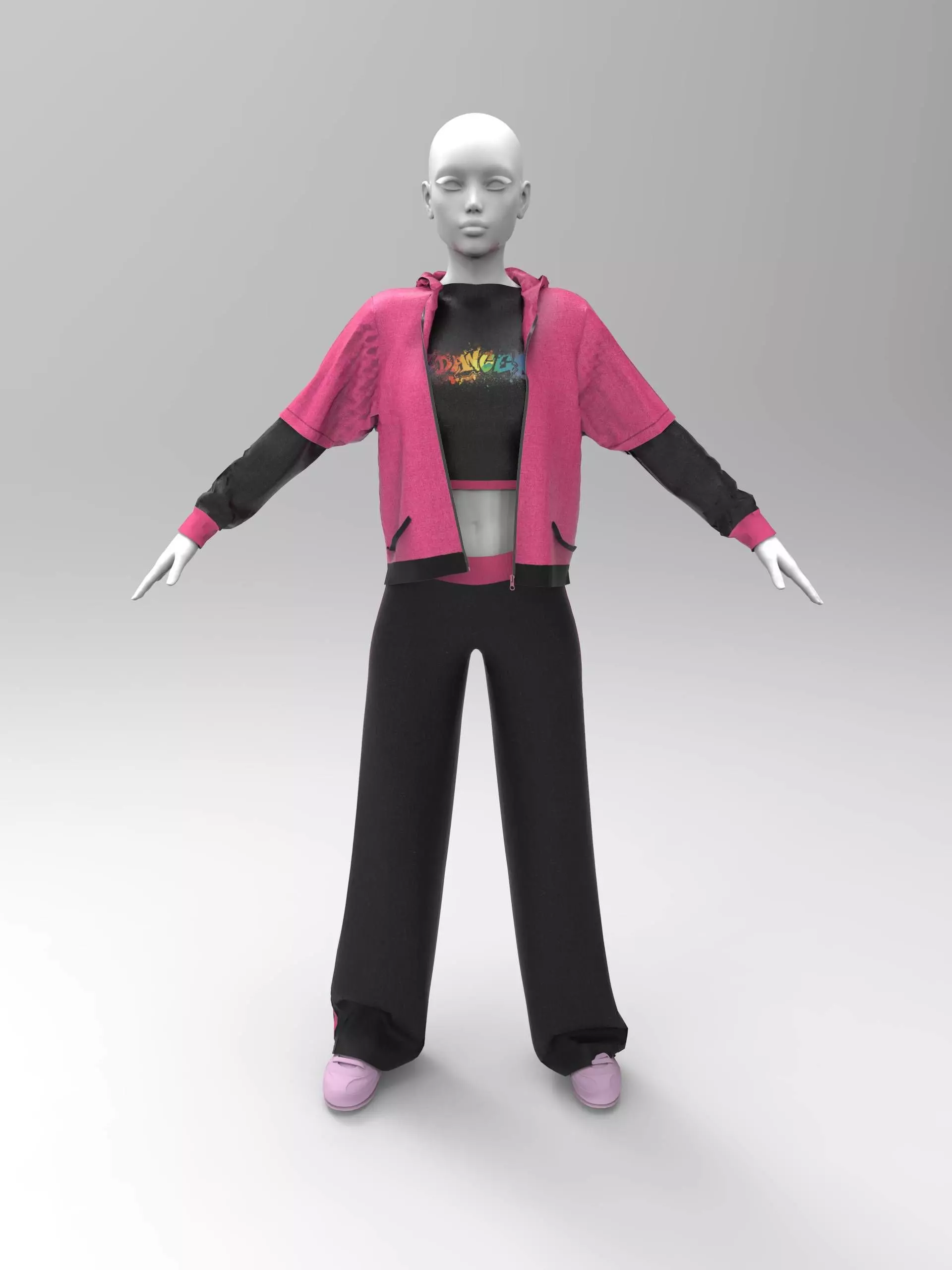 HipHop Street Fashion 3D model