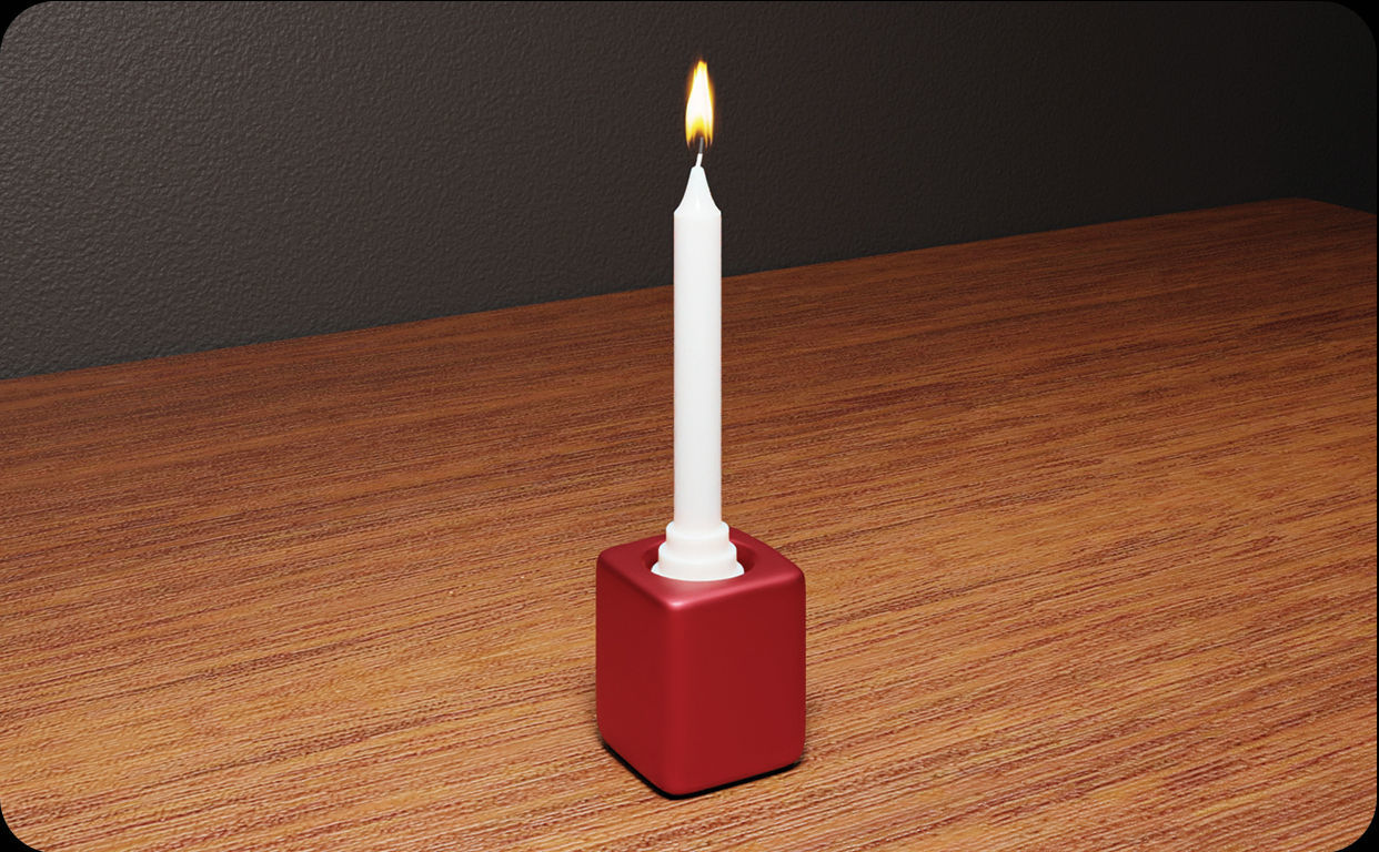 Candle Holder Design stl file for 3d printing 3D print model_1