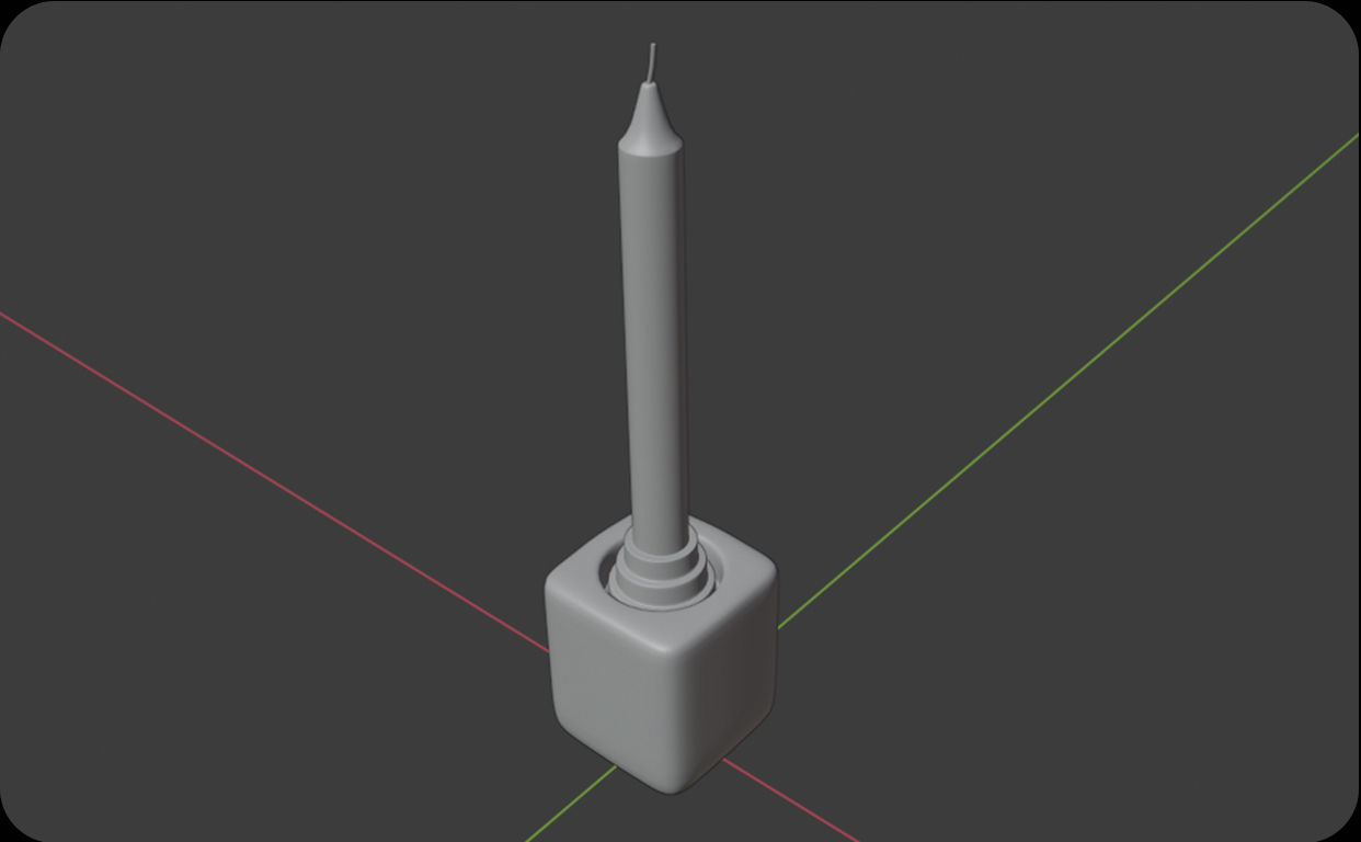 Candle Holder Design stl file for 3d printing 3D print model_3