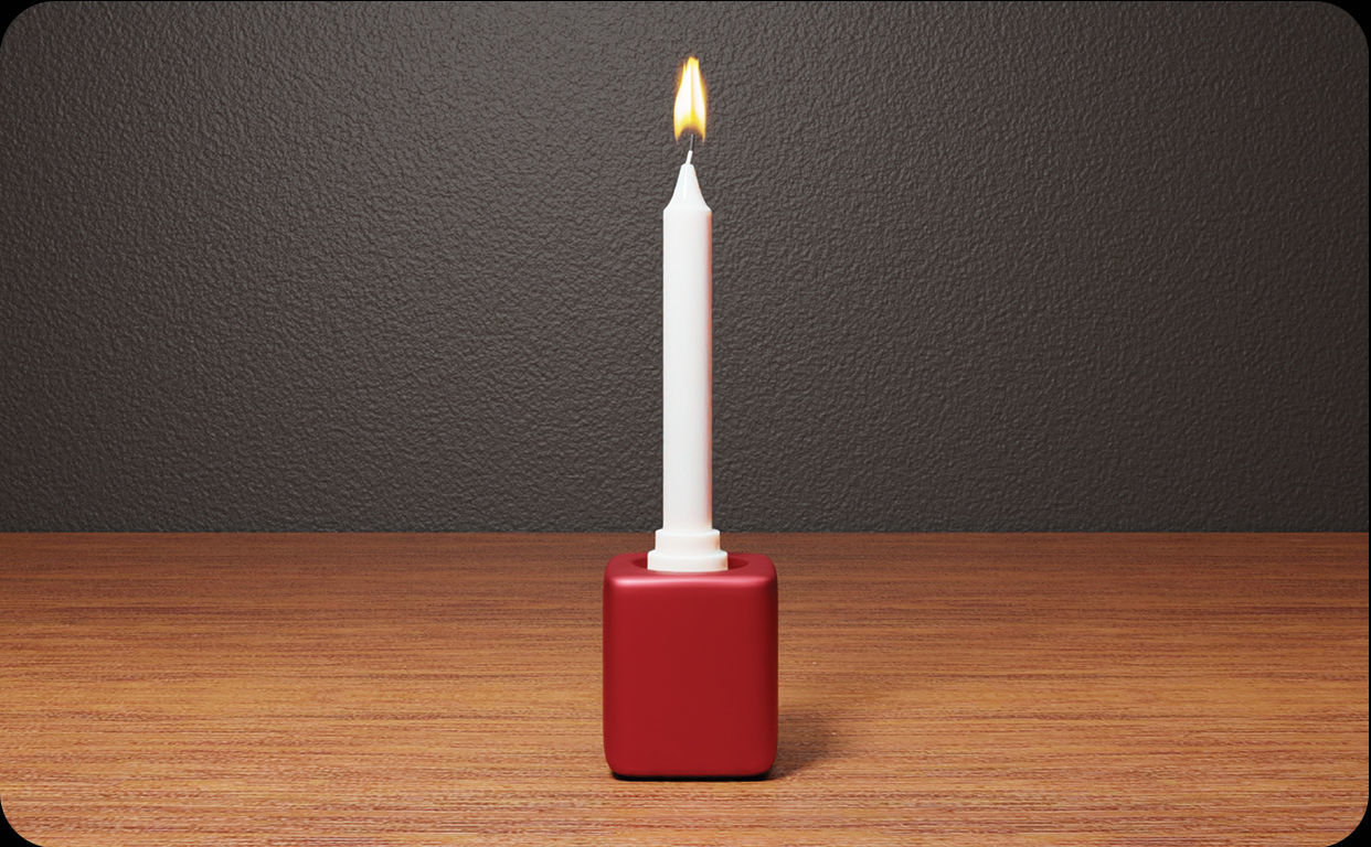 Candle Holder Design stl file for 3d printing 3D print model_13