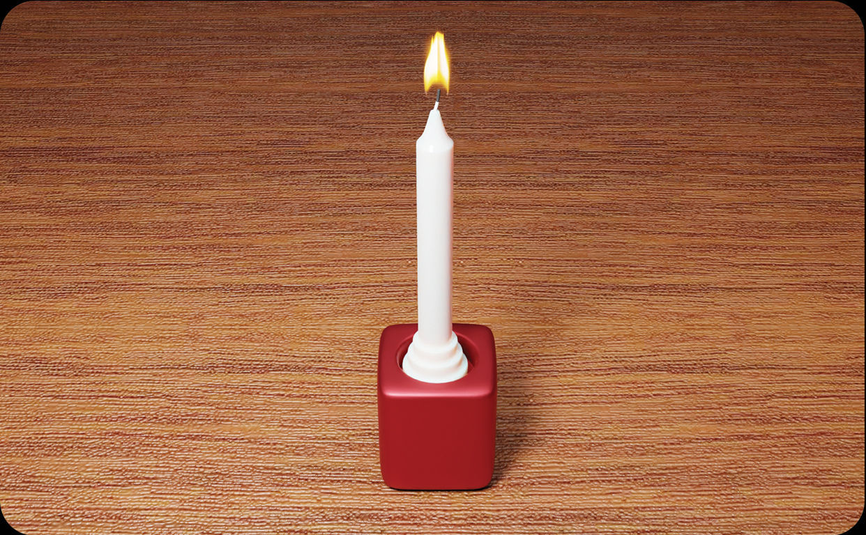 Candle Holder Design stl file for 3d printing 3D print model_7