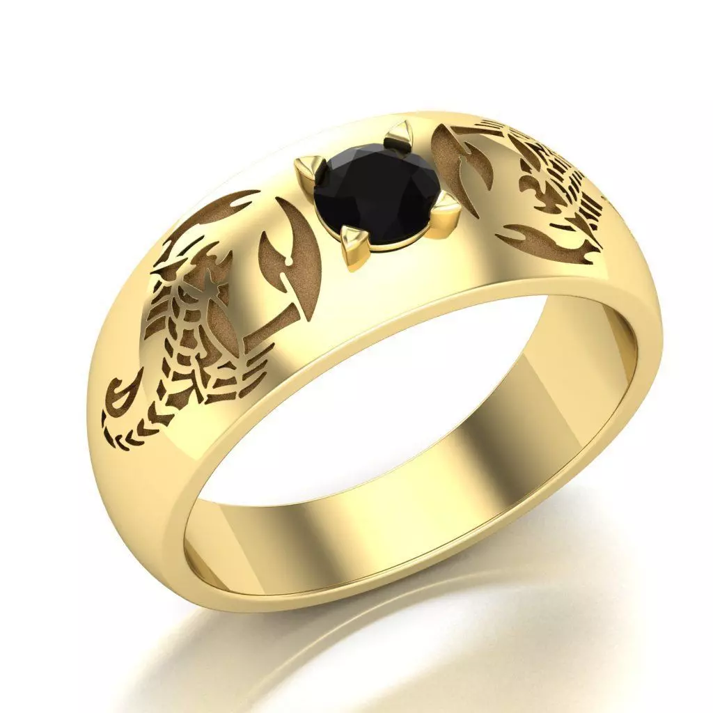 Scorpio ring Free 3D print model