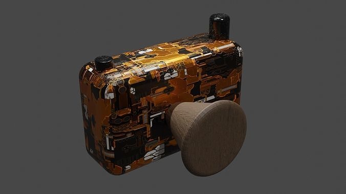 Potor digital Free low-poly 3D model