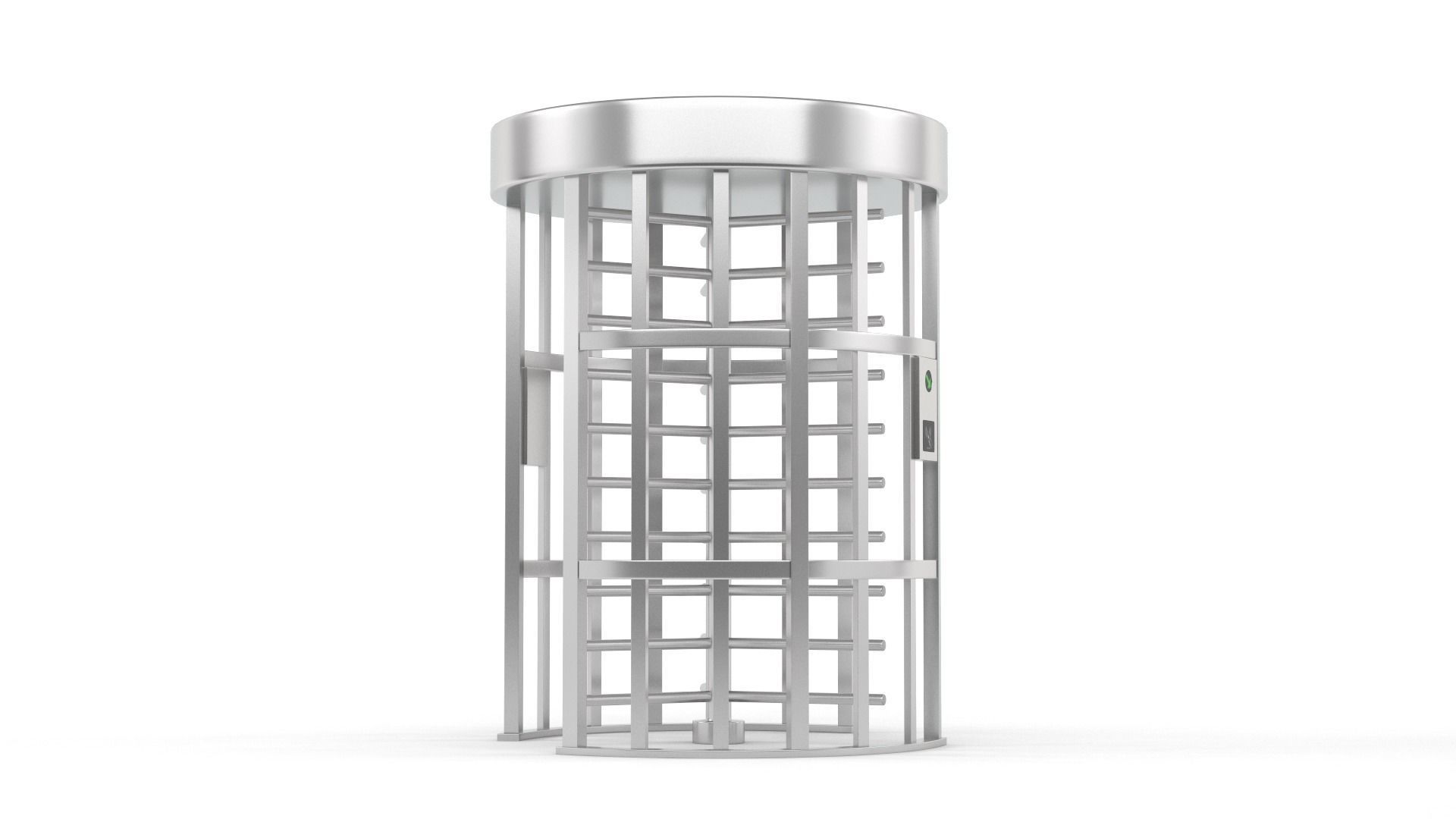 Security Turnstile Access 3D model_3