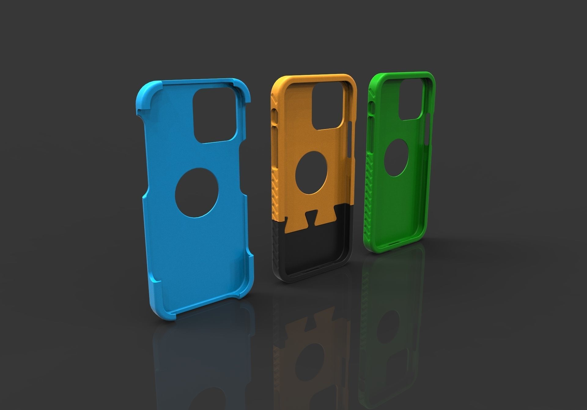 Cover Iphone 12 design for 3D print model_10