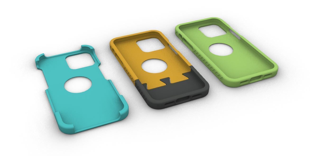 Cover Iphone 12 design for 3D print model_2