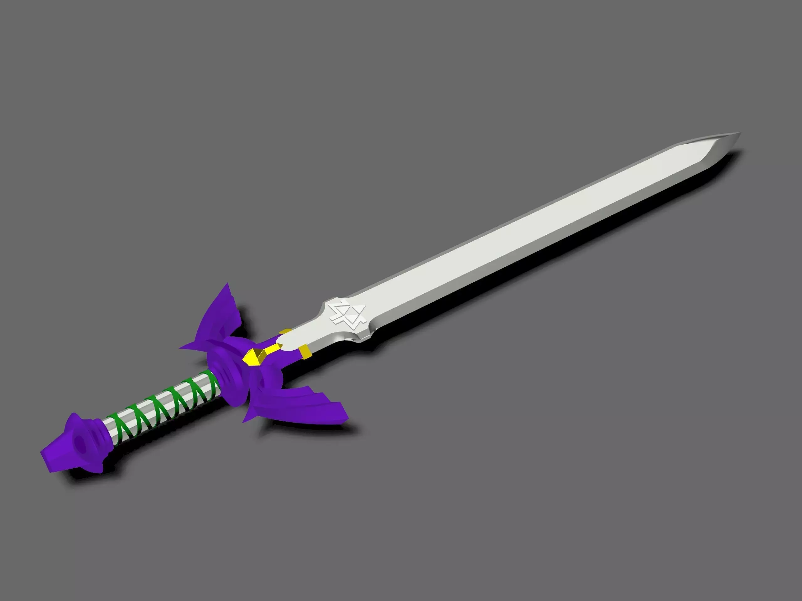 The Legend of Zelda- The Breath of the Wild Master Sword 3D print model_0