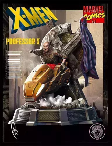 PROFESSOR X BY CREATIVE GEEK MB 3D print model