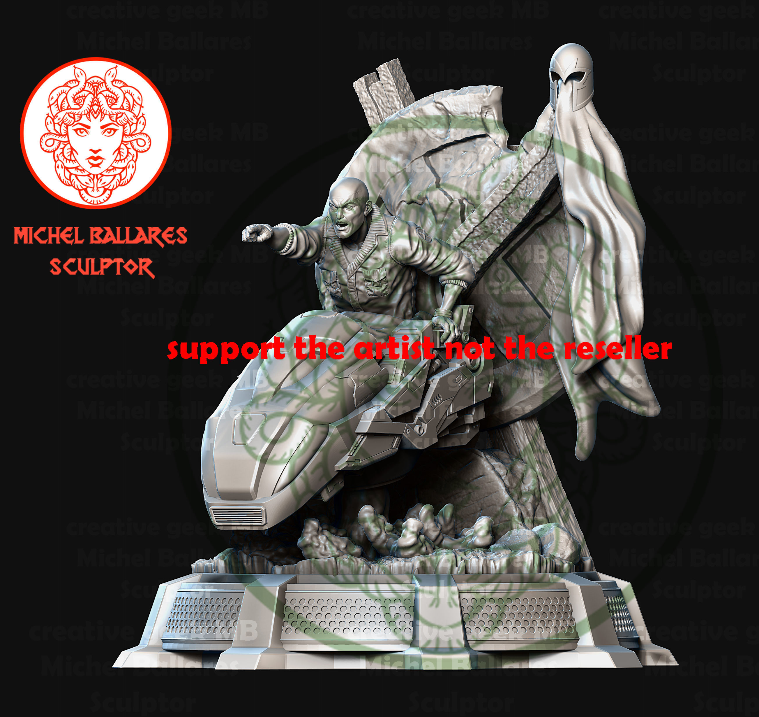 PROFESSOR X BY CREATIVE GEEK MB 3D print model_1