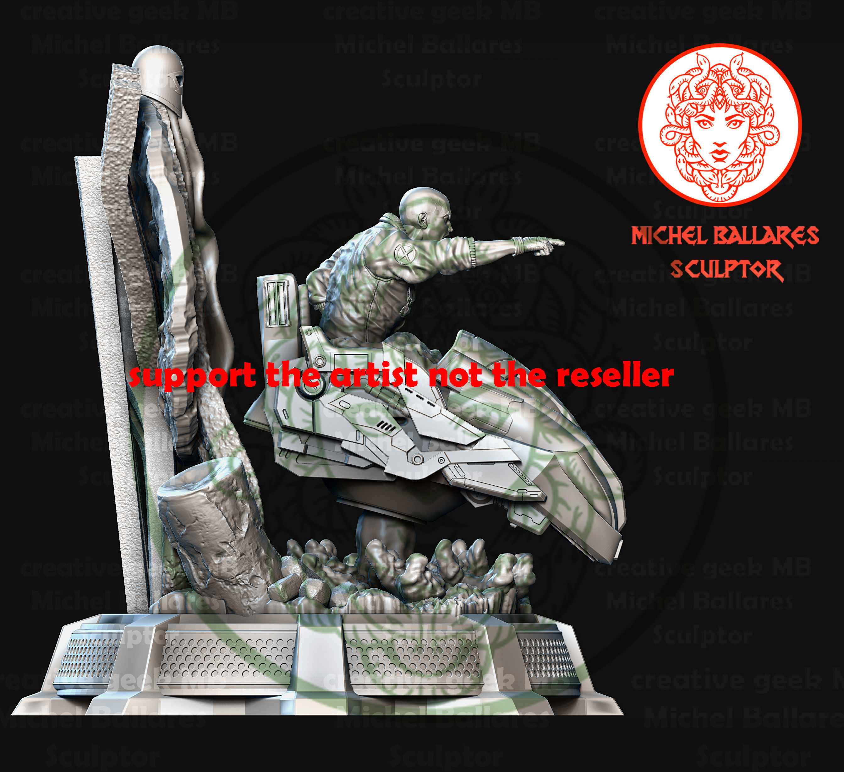 PROFESSOR X BY CREATIVE GEEK MB 3D print model_3