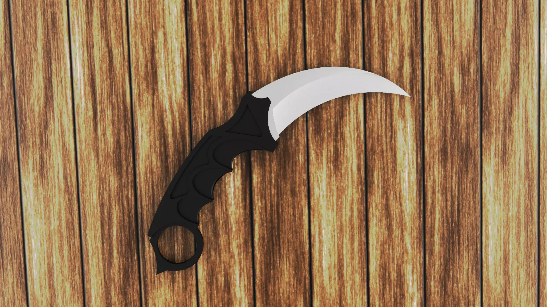 Karambit katana knife 3D print model