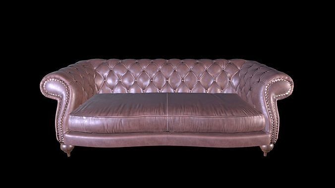 Sofa  DIANA CHESTER Baxter Low-poly model Low-poly 3D model