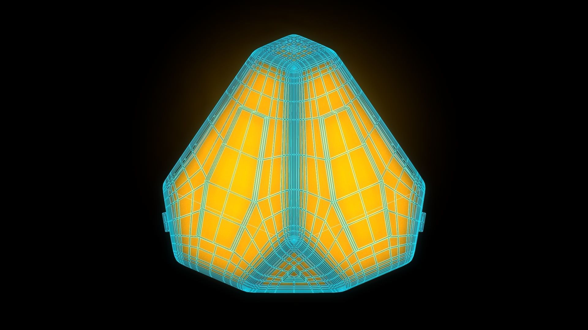 Sci-fi Pyramid - Lantern 3D model_11