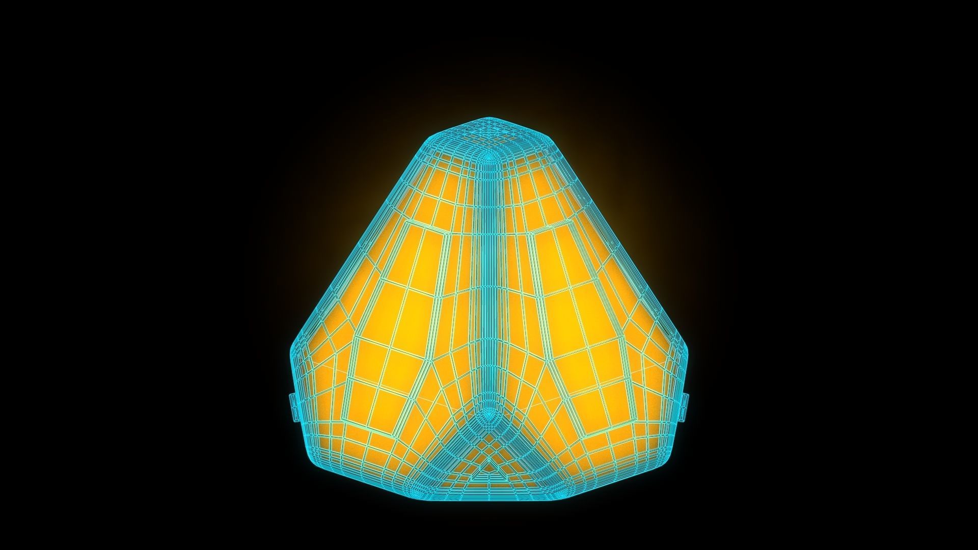 Sci-fi Pyramid - Lantern 3D model_10