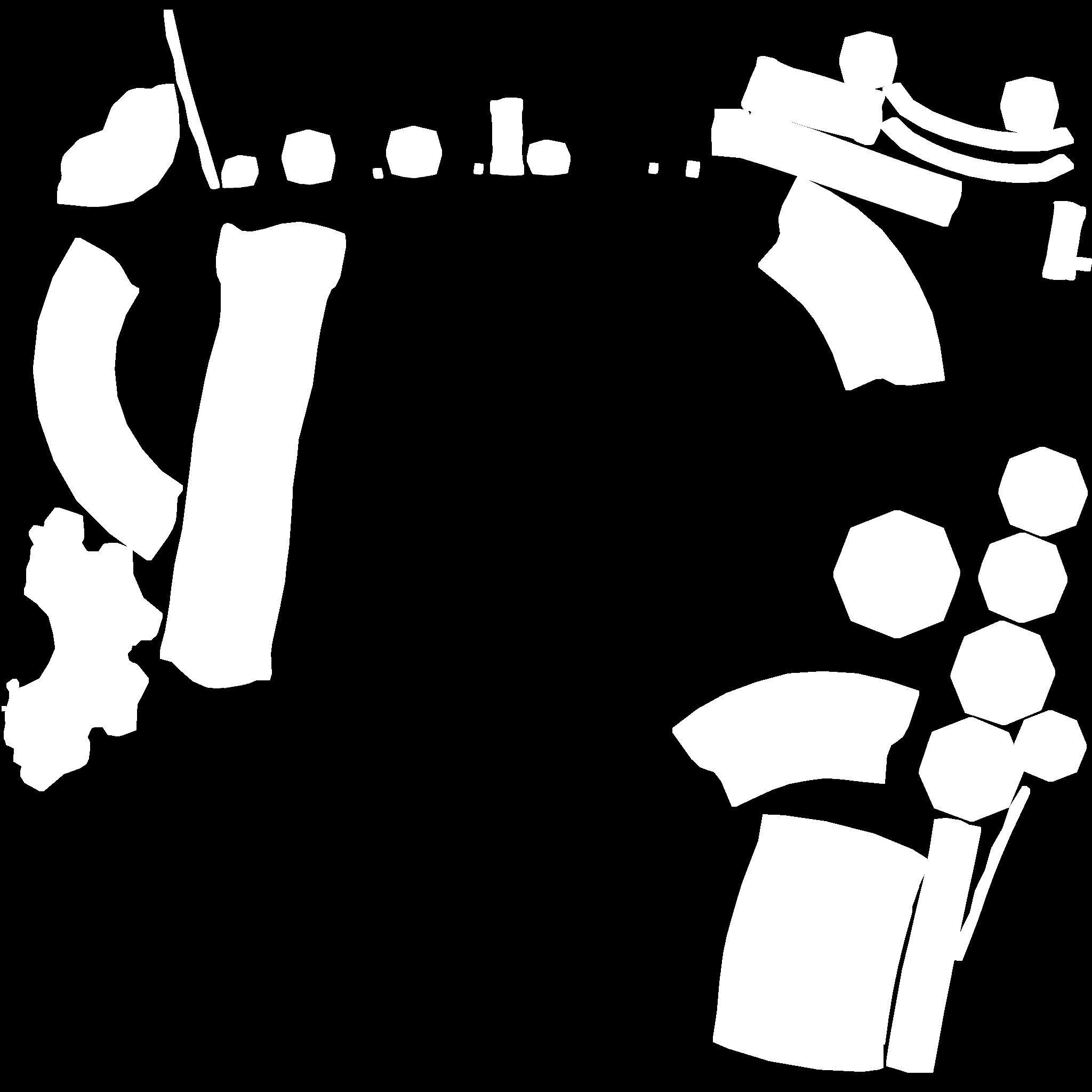 Wasteland Mask 01 - Sci-Fi Character Costume Low-poly 3D model_22