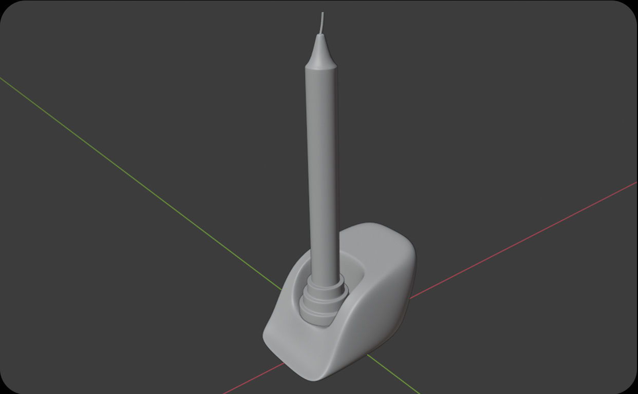 Candle Holder Design stl file for 3d printing 3D print model_2