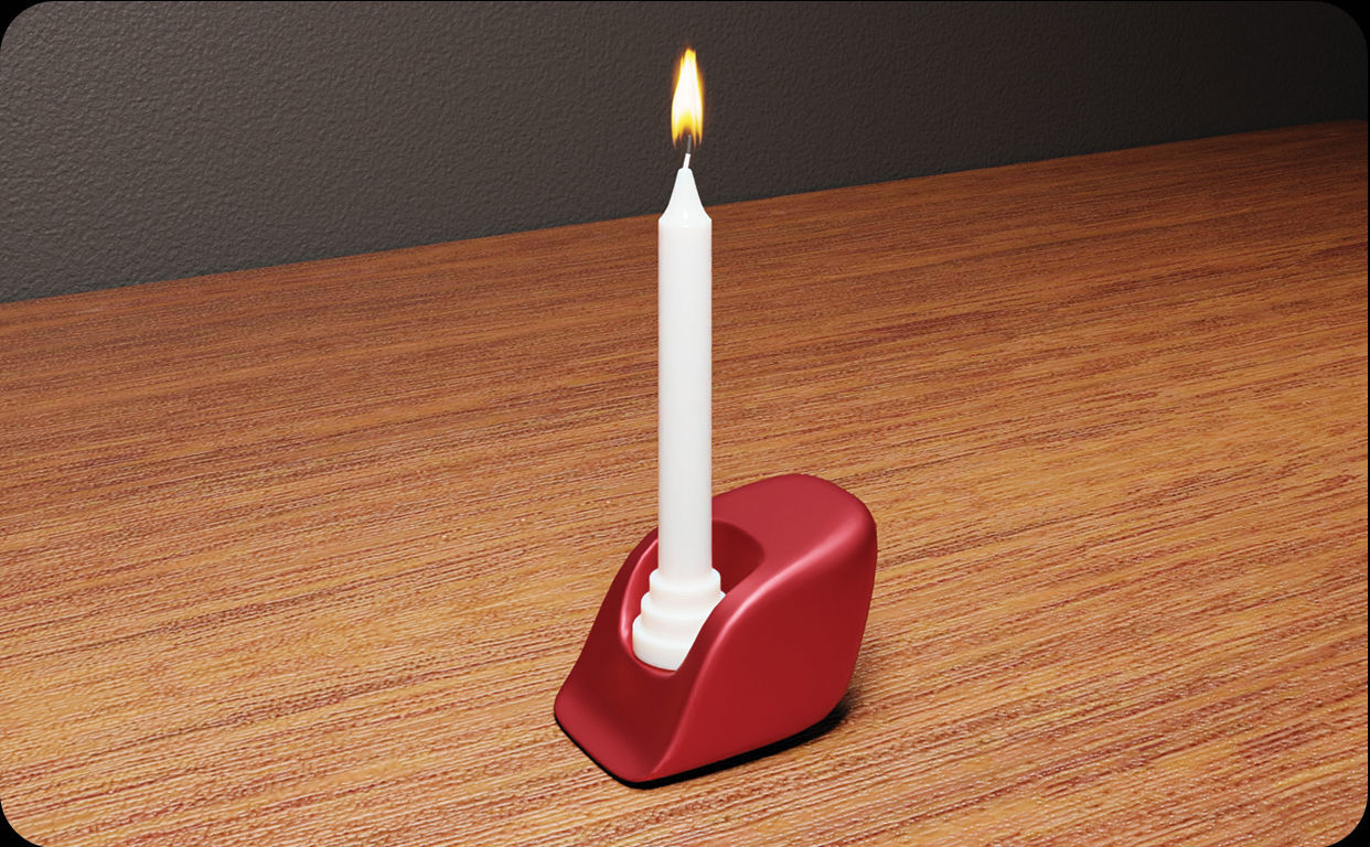 Candle Holder Design stl file for 3d printing 3D print model_1