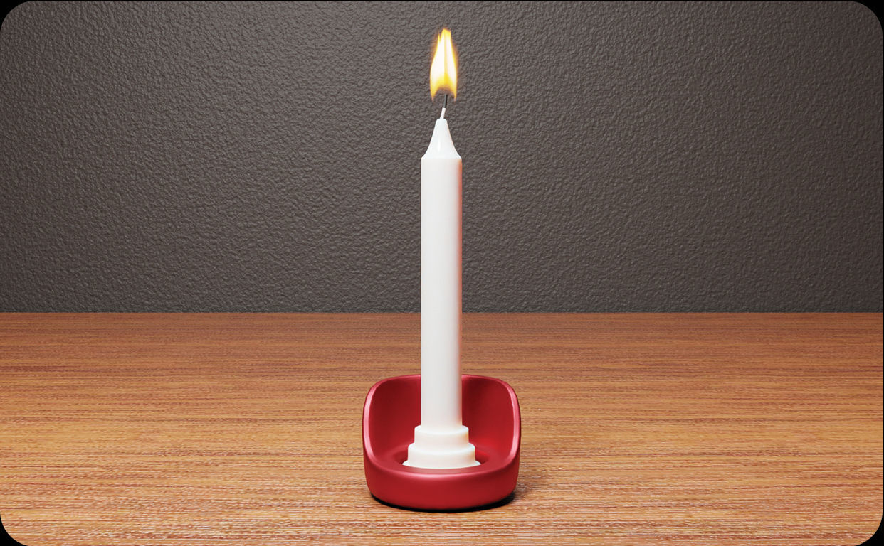 Candle Holder Design stl file for 3d printing 3D print model_7