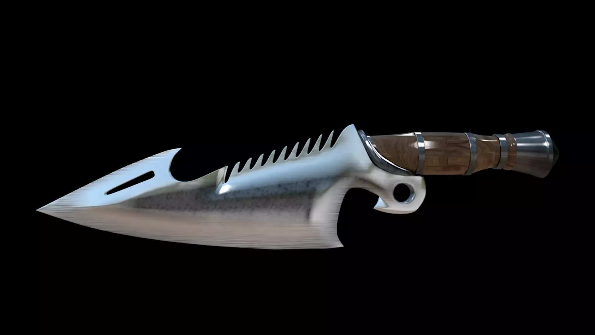 OLD KNIFE 3D model_0