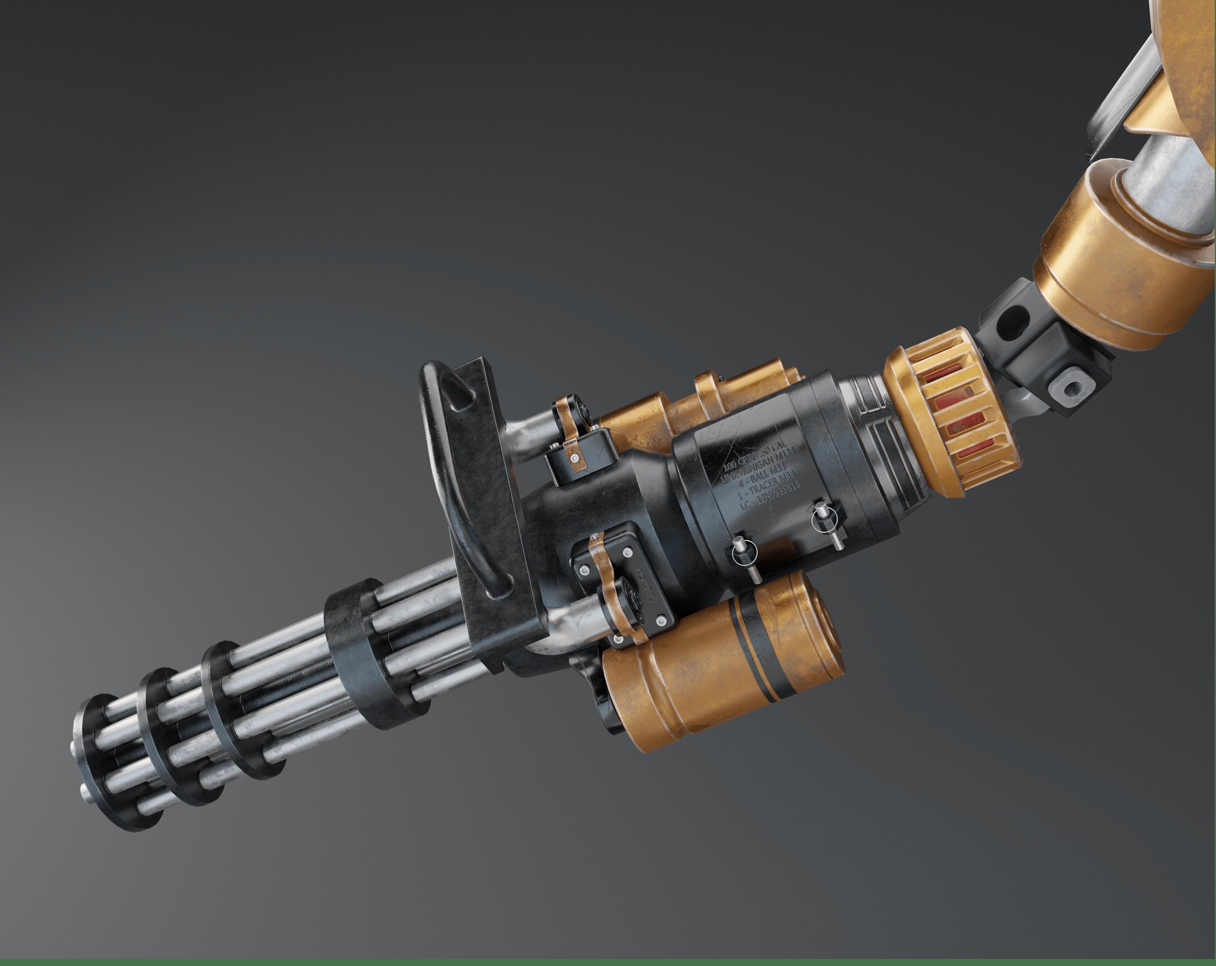 Sci-fi Robot SINNER Low-poly 3D model_6