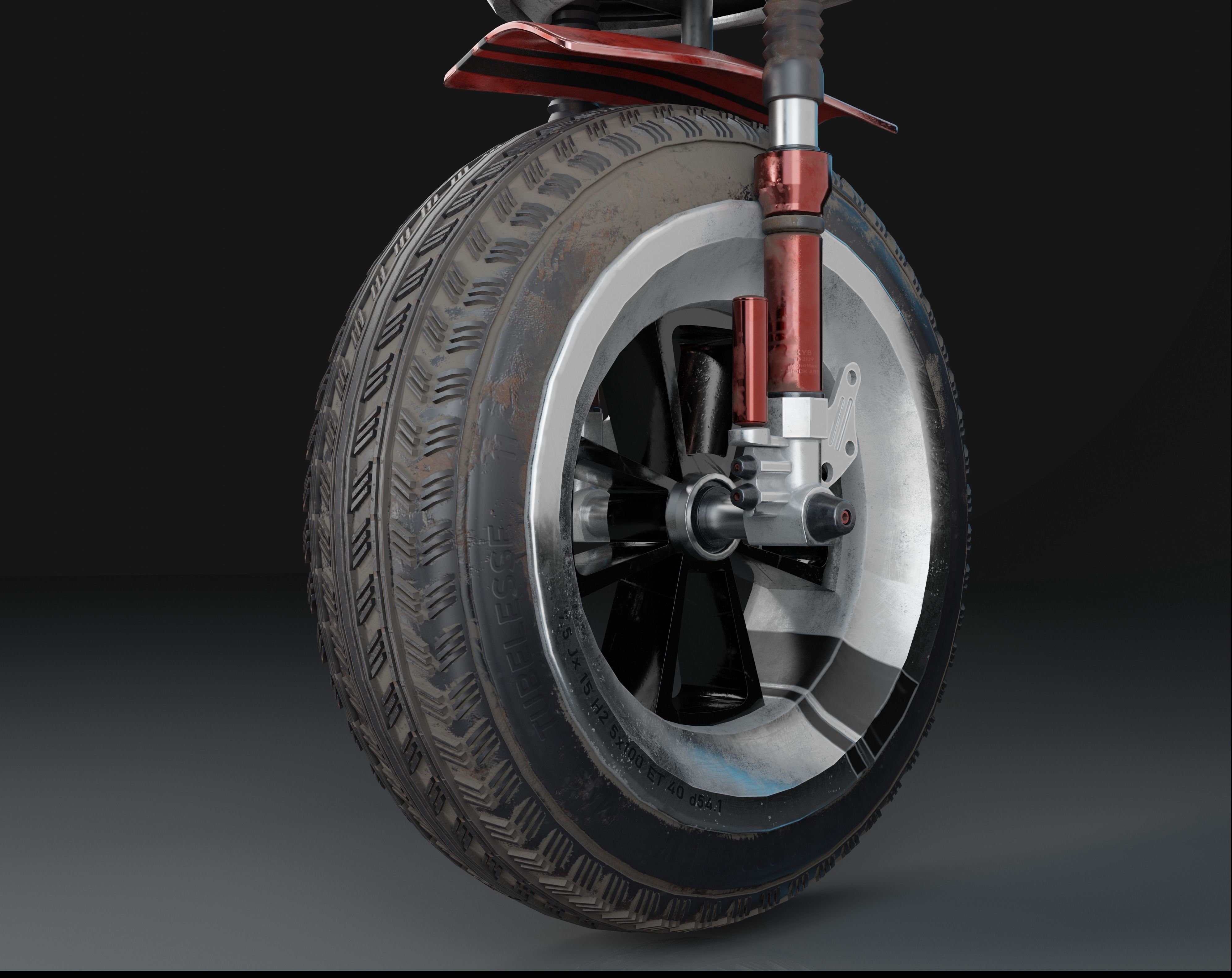 Sci-fi Robot SINNER Low-poly 3D model_7