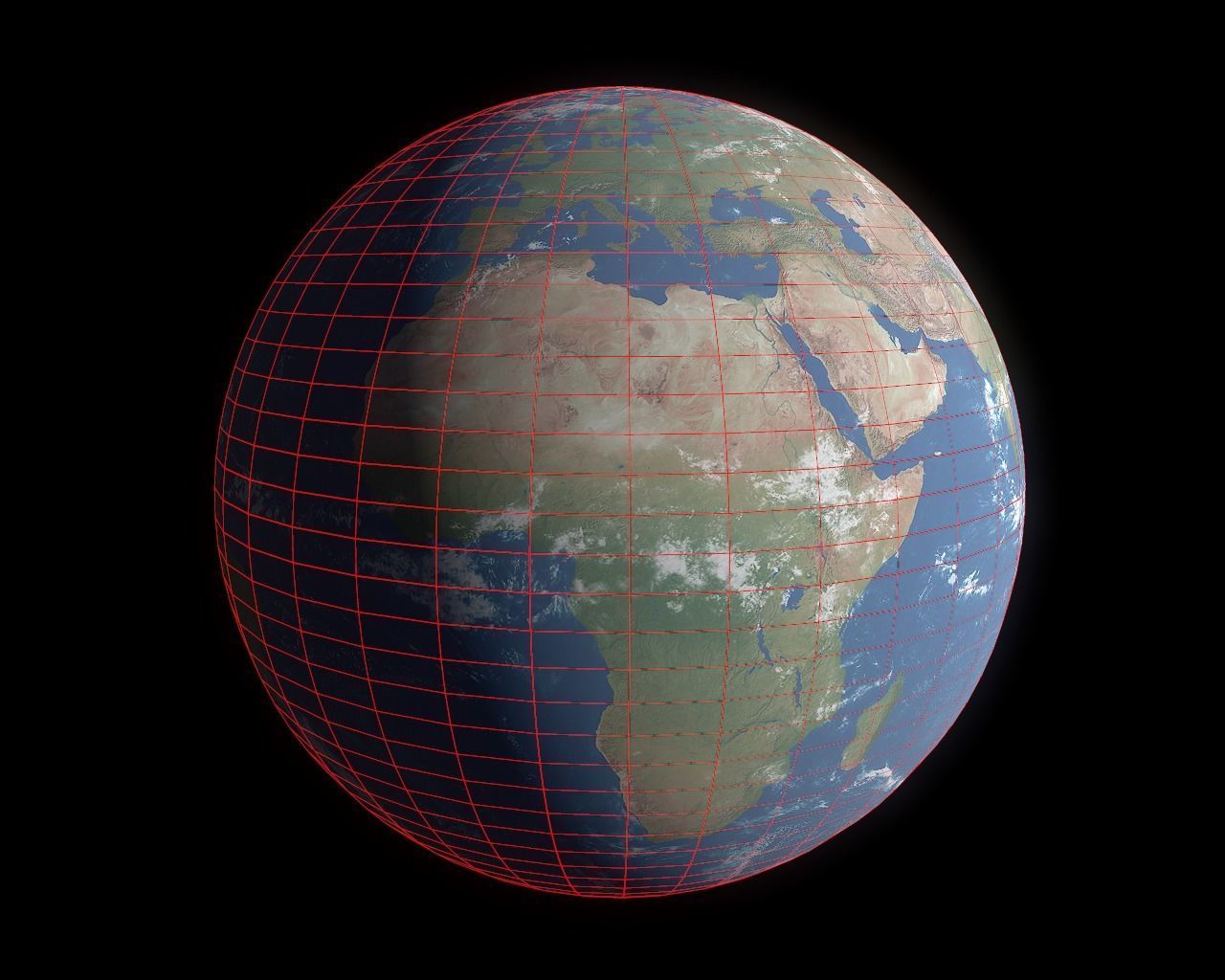 Earth 3D model with 8k textures Free low-poly 3D model_2