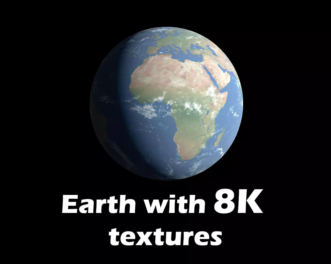 Earth 3D model with 8k textures Free low-poly 3D model_0