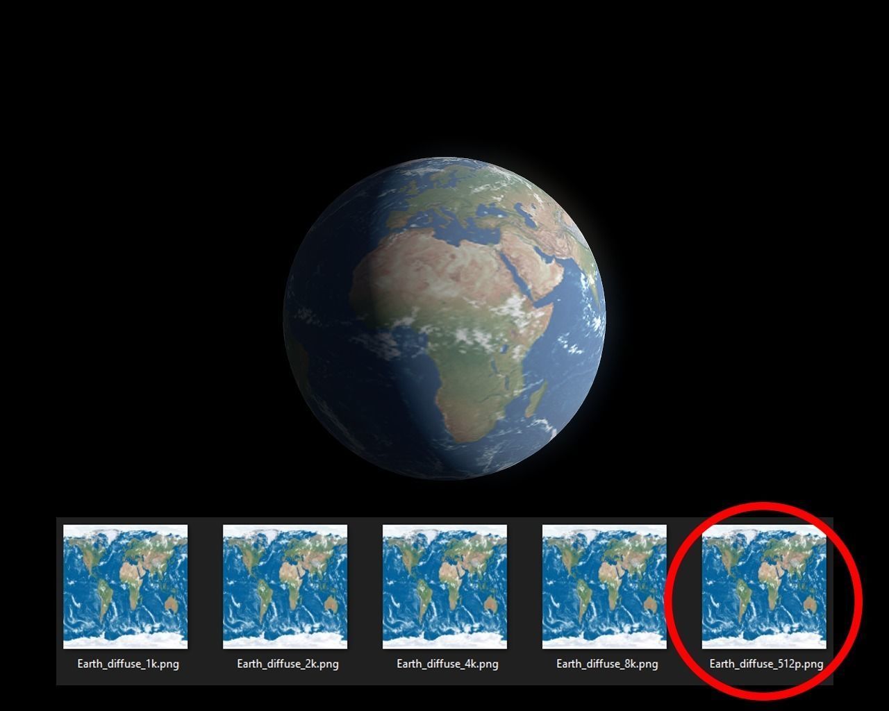 Earth 3D model with 8k textures Free low-poly 3D model_15