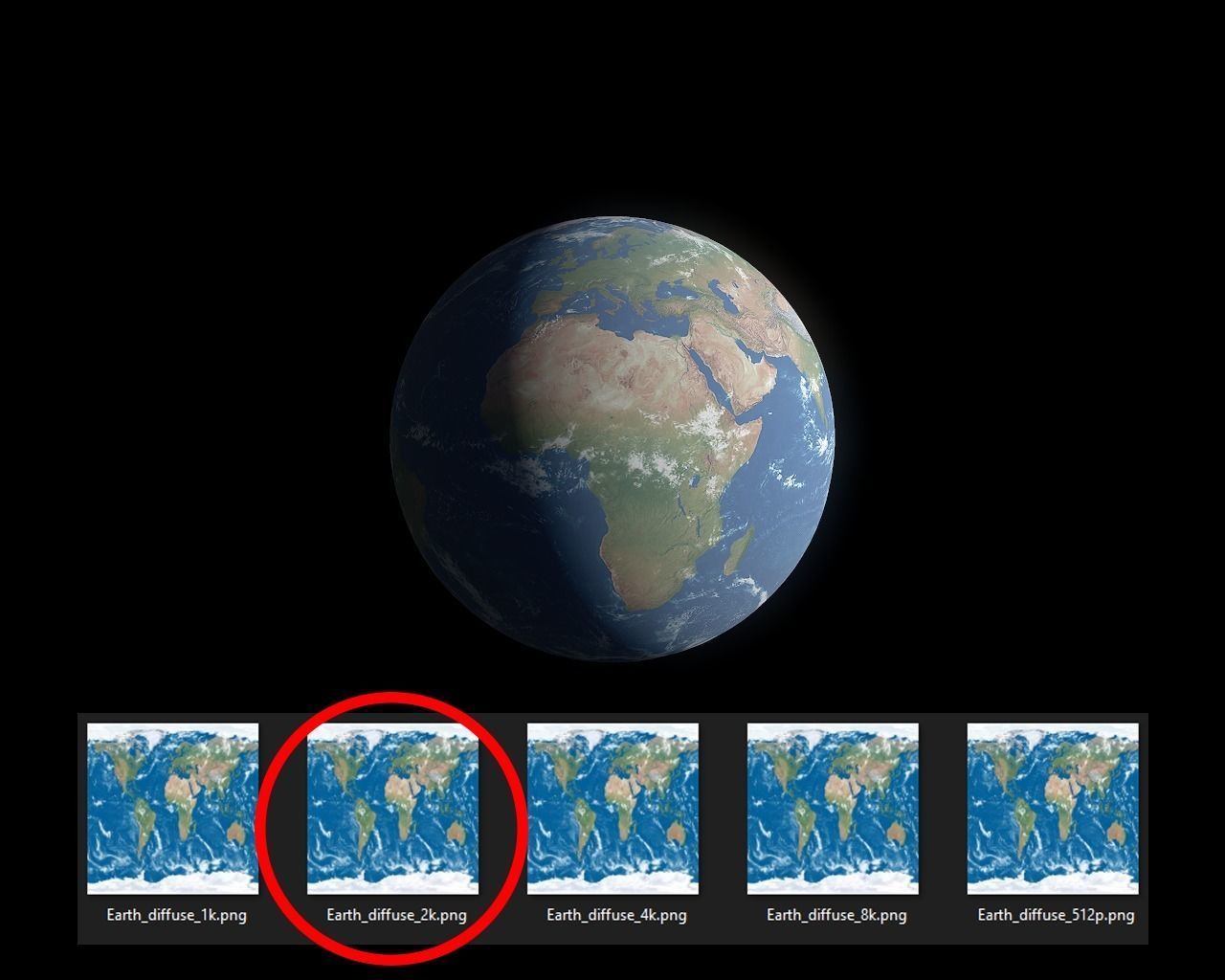 Earth 3D model with 8k textures Free low-poly 3D model_11