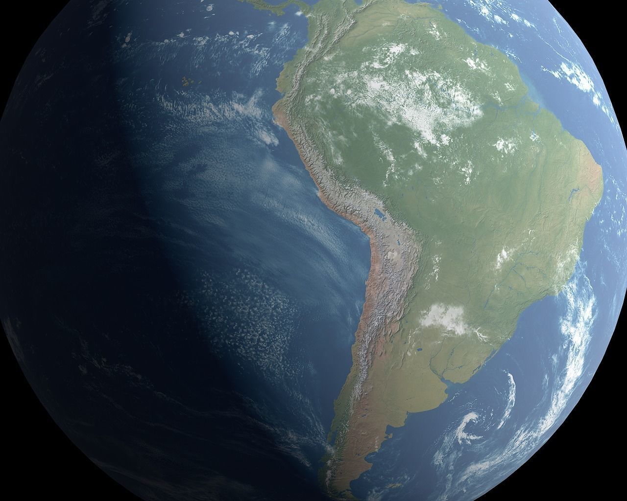 Earth 3D model with 8k textures Free low-poly 3D model_5