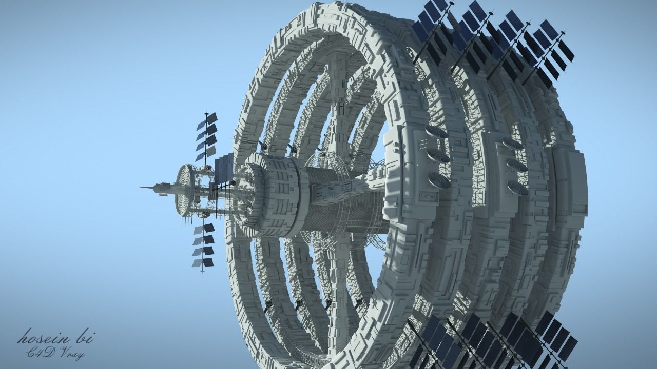space station 3D model_8
