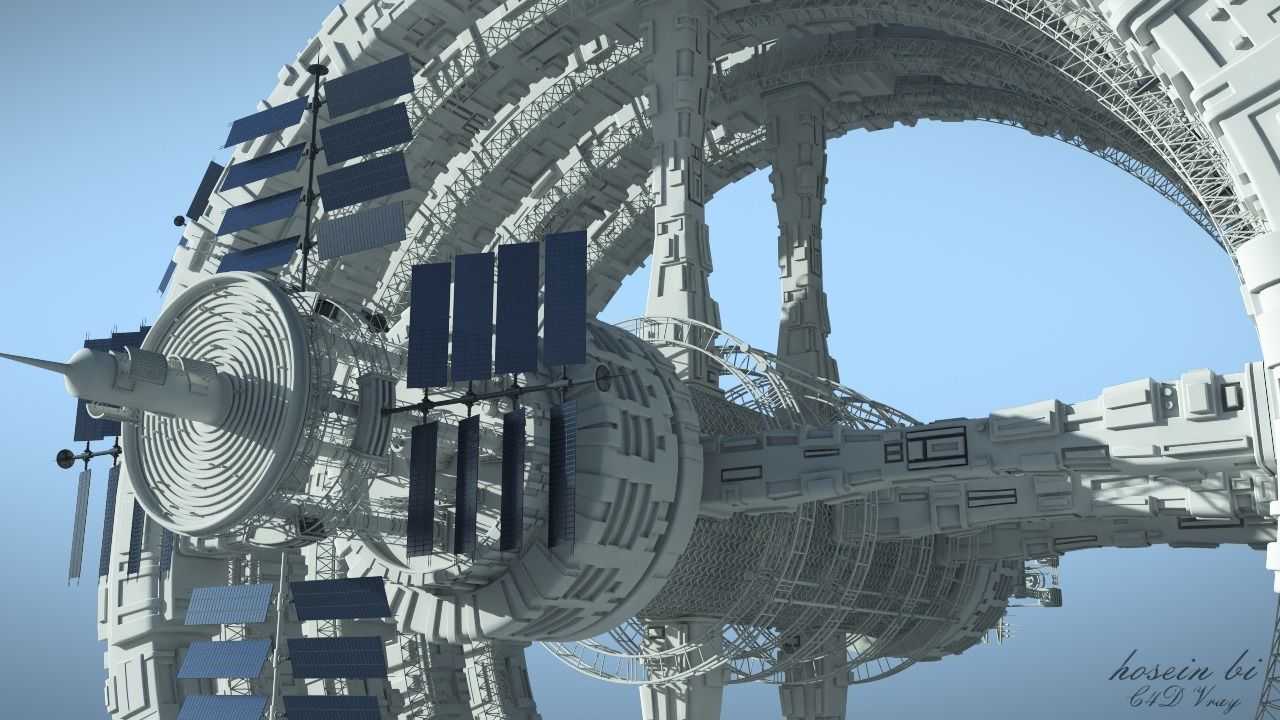 space station 3D model_6