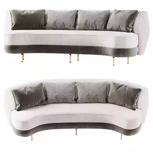 Gabriel curve loveseat 