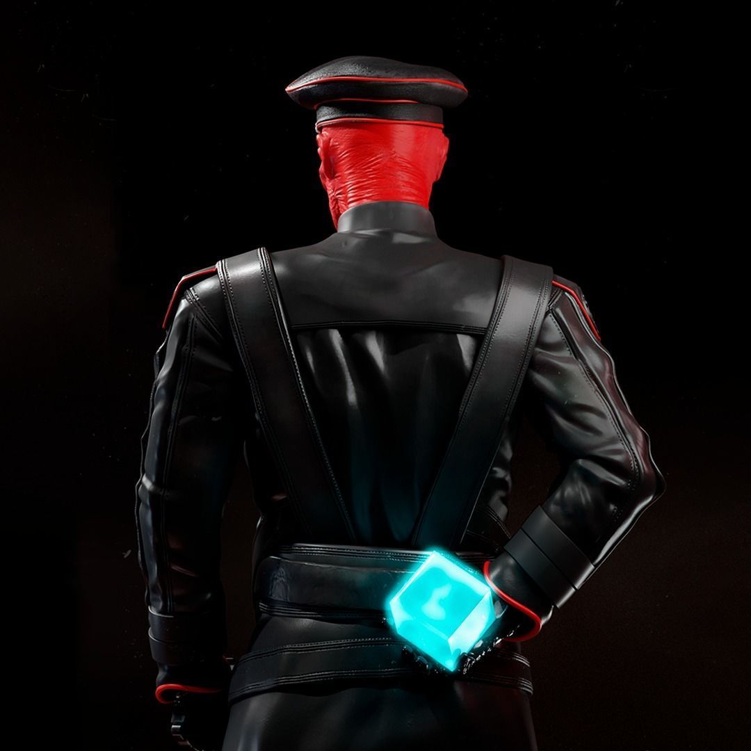 Red Skull Marvel - Fan Art Statue 3D print model_3
