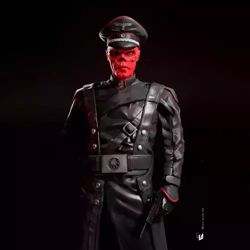 Red Skull Marvel - Fan Art Statue 3D print model